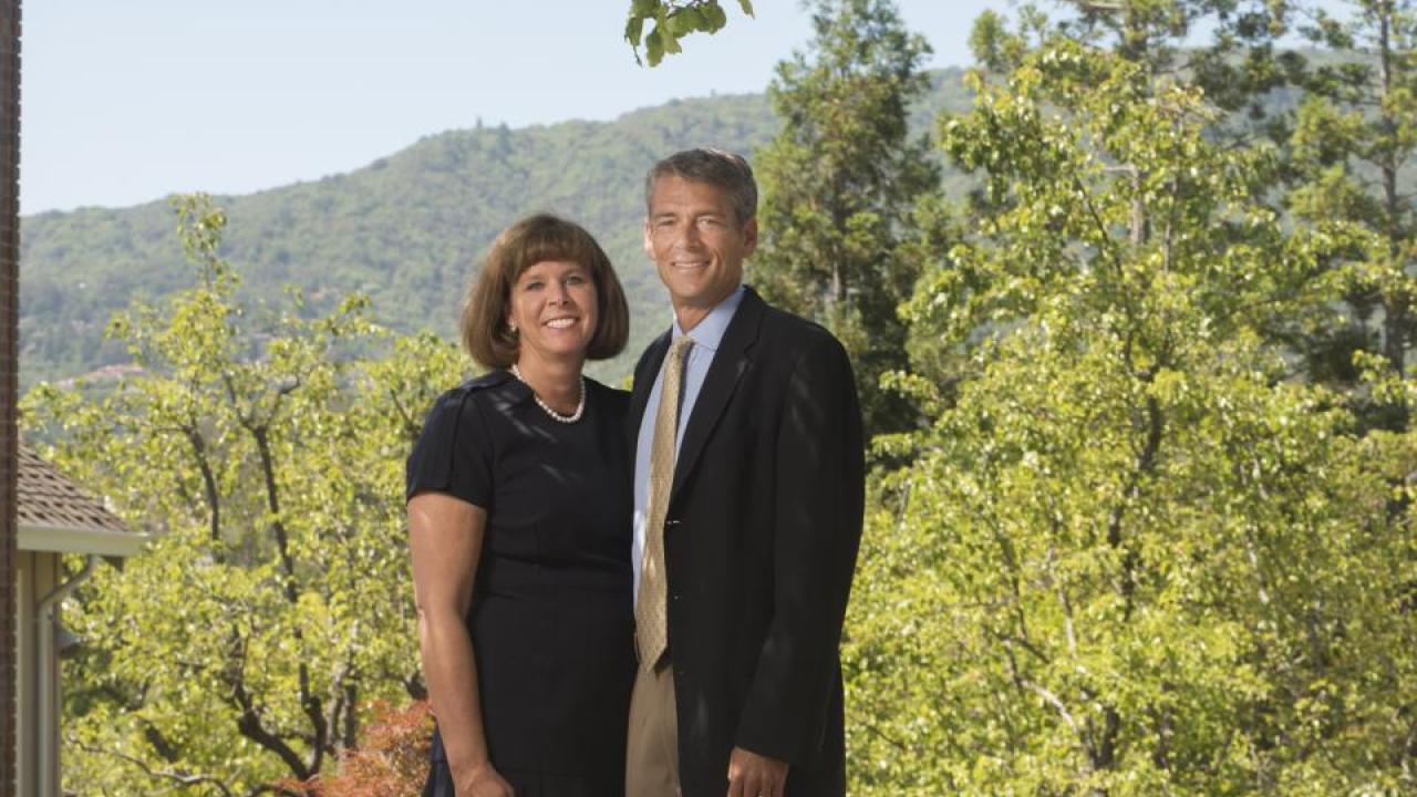 UC Davis alumni Michael and Joelle Hurlston have pledged $1.5 million to endow a first-of-its-kind chair position. (Photo: Gregory Urquiaga/UC Davis)